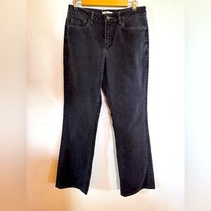 Coldwater Creek women’s 10 charcoal gray denim jeans career casual party travel